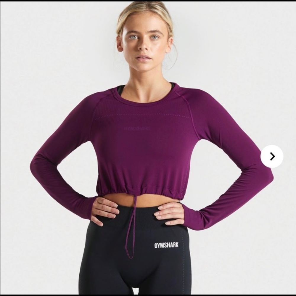 ✨GYMSHARK Lightweight Seamless Workout Crop Top✨